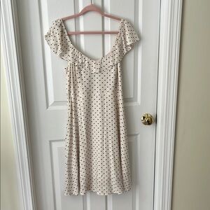 Polka Dot Off-Shoulder Dress